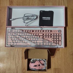 XINGMENG Mechanical Keyboard Pink W/ Pink Mouse DISCOUNTED SHIPPING FOR NEXT 6HR